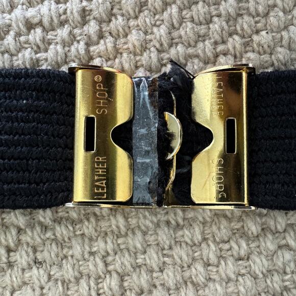 Vintage 80s LEATHER SHOP Braided Rope Cord Belt Adjustable One Size Fits Most - Picture 7 of 8